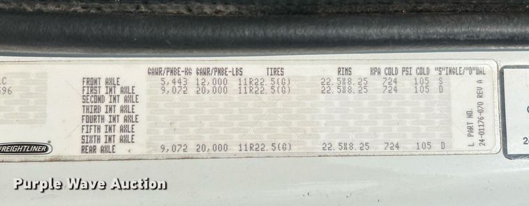 image for item DQ2137 2006 Freightliner Business Class M2  dump truck