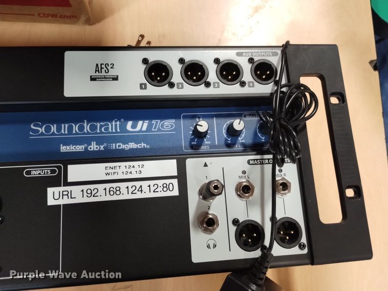 image for item EO9933 Soundcraft Ui16  mixer