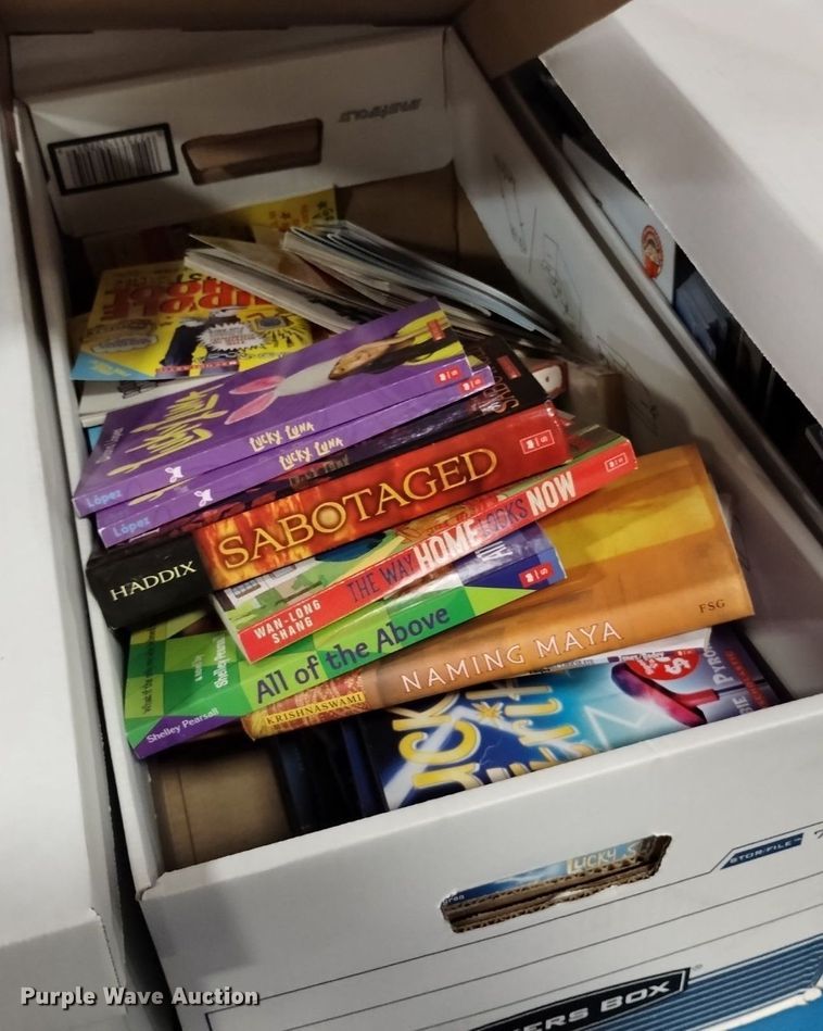 image for item EO9939 (15) boxes of books