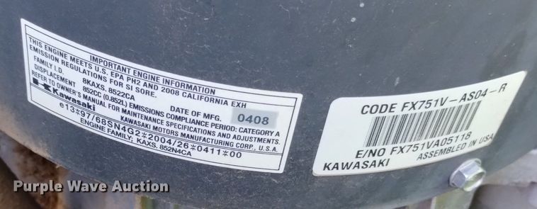 image for item EO9957 John Deere Z830A Ztrak Pro  ZTR lawn mower