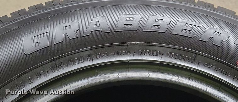 image for item IQ9811 (4) Graber HTS LT275/65R18 tires