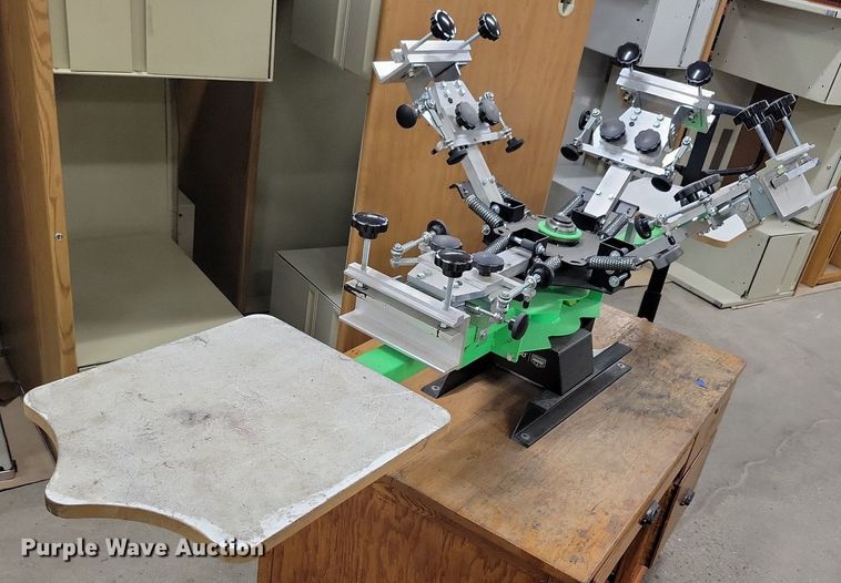 image for item IQ9816 Riley Hopkins  screen printing press