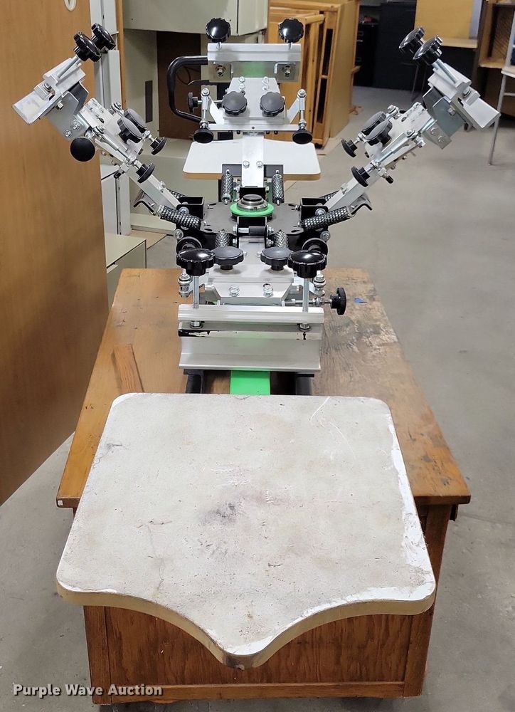 image for item IQ9816 Riley Hopkins  screen printing press