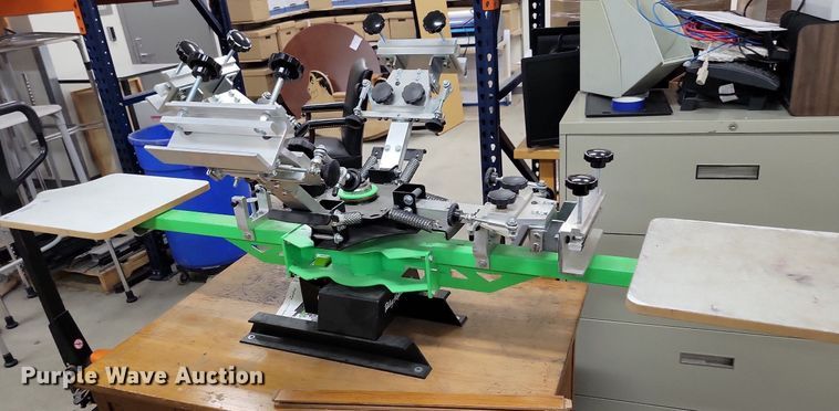 image for item IQ9816 Riley Hopkins  screen printing press