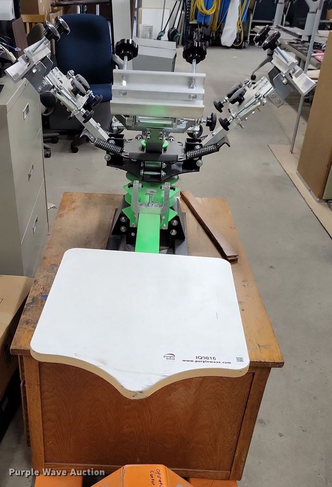 image for item IQ9816 Riley Hopkins  screen printing press