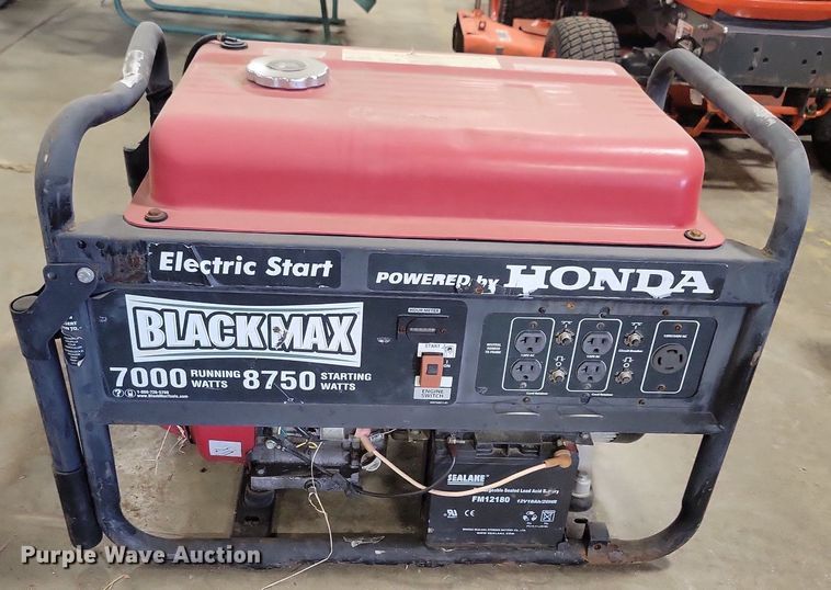 image for item IQ9824 Honda Black Max  generator