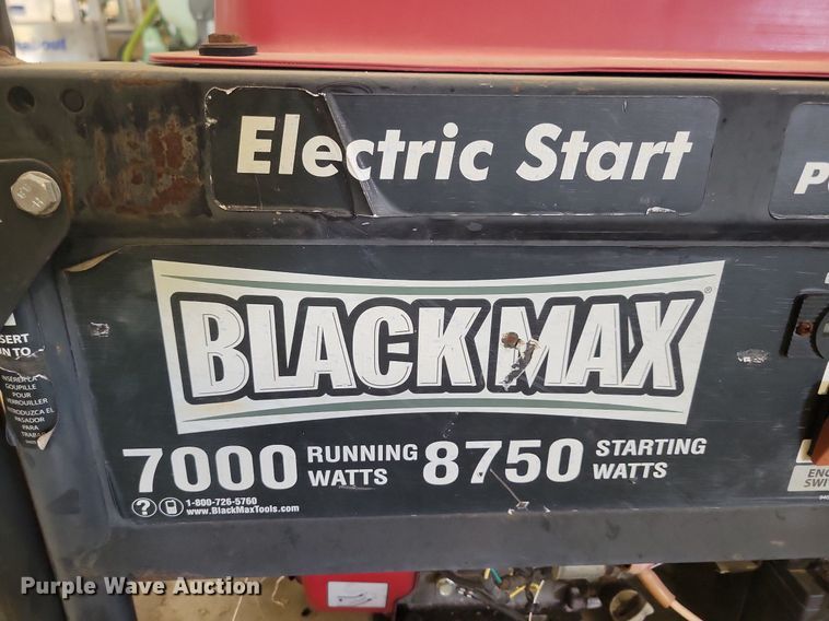 image for item IQ9824 Honda Black Max  generator