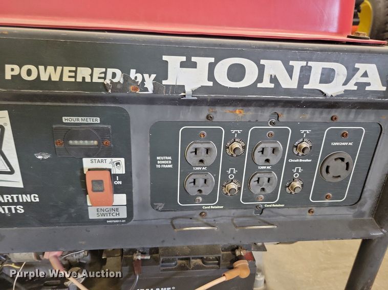 image for item IQ9824 Honda Black Max  generator