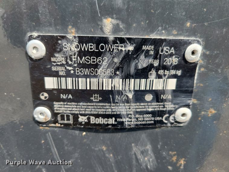 image for item IQ9825 2018 Bobcat 3650  utility vehicle