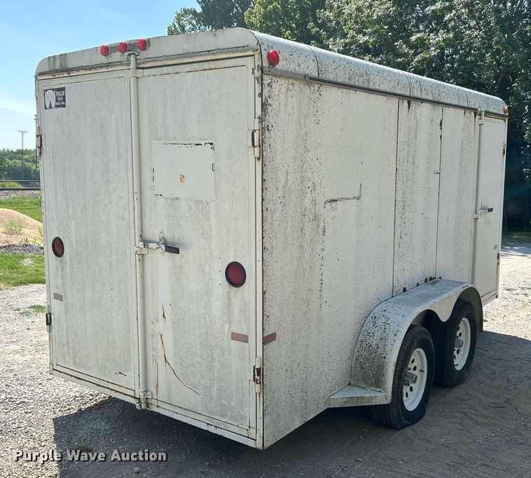 image for item LE9701 1998 W-W Trailer  enclosed cargo trailer