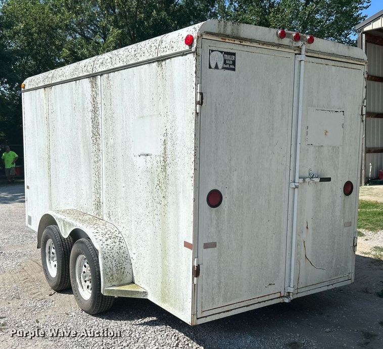 image for item LE9701 1998 W-W Trailer  enclosed cargo trailer