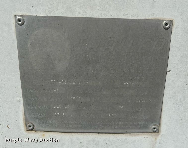 image for item LE9701 1998 W-W Trailer  enclosed cargo trailer