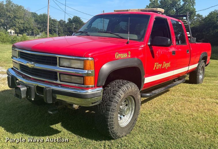 image for item LE9704 1999 Chevrolet K3500  Crew Cab brush fire truck