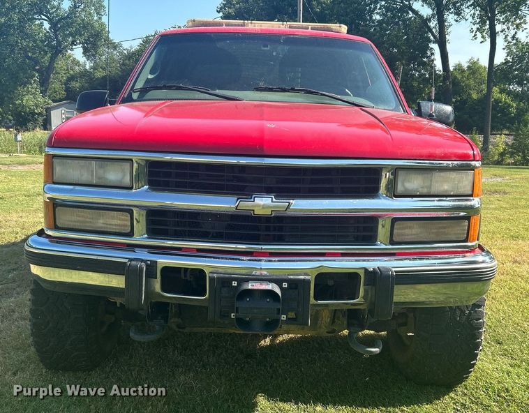 image for item LE9704 1999 Chevrolet K3500  Crew Cab brush fire truck