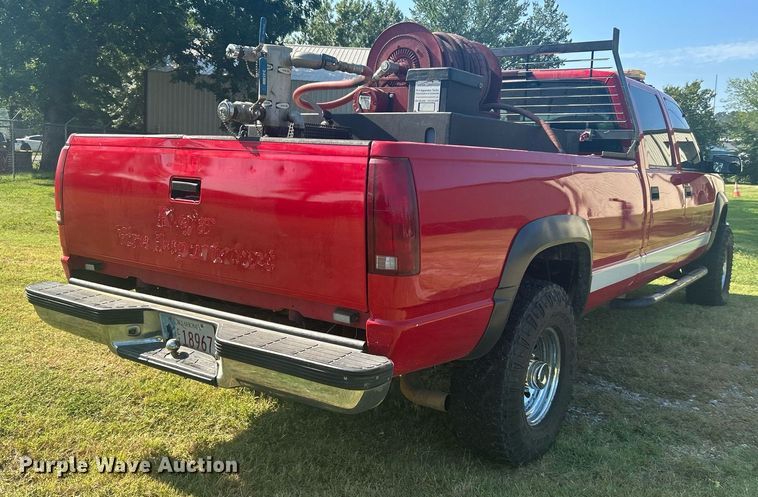 image for item LE9704 1999 Chevrolet K3500  Crew Cab brush fire truck