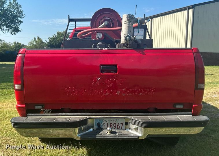 image for item LE9704 1999 Chevrolet K3500  Crew Cab brush fire truck