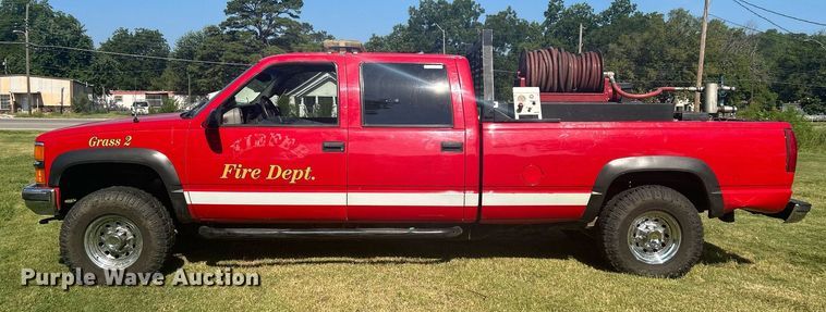 image for item LE9704 1999 Chevrolet K3500  Crew Cab brush fire truck