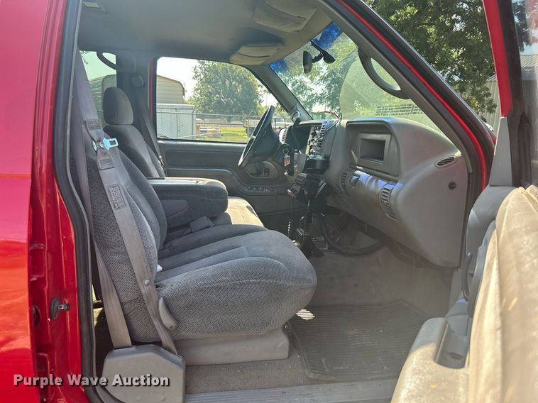 image for item LE9704 1999 Chevrolet K3500  Crew Cab brush fire truck