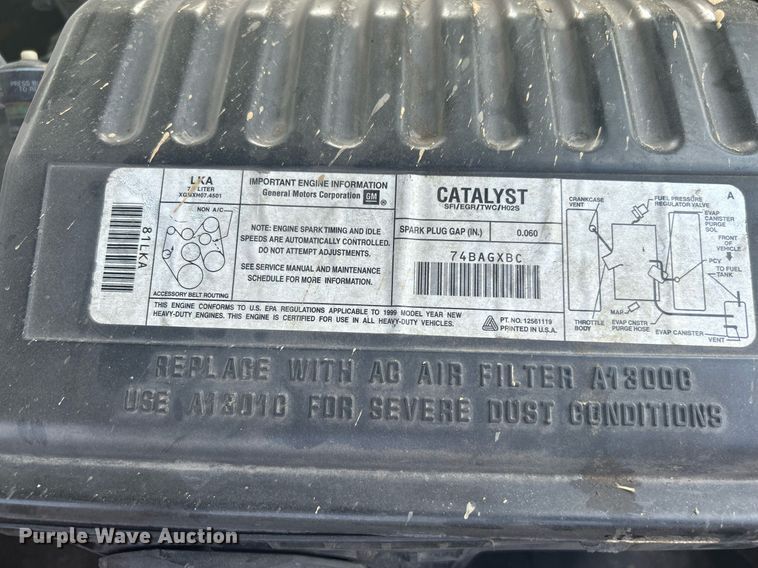 image for item LE9704 1999 Chevrolet K3500  Crew Cab brush fire truck