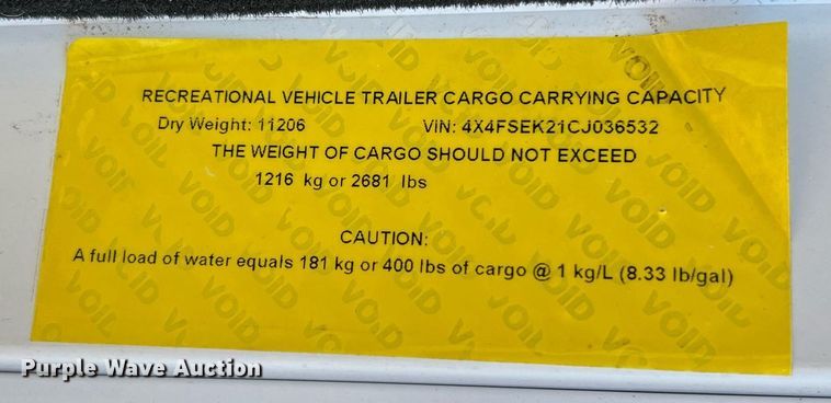 image for item LF9388 2012 Forest River Sierra 345RET  camper