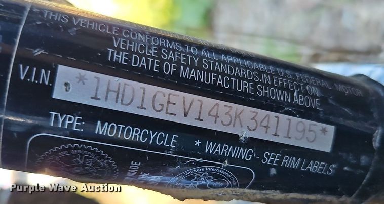 image for item LM9115 2003 Harley Davidson Softail  motorcycle