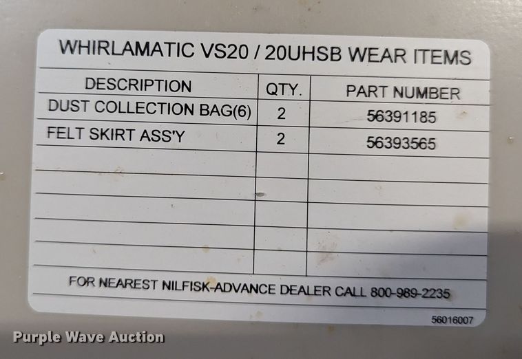 image for item LM9900 Advance Whirlmatic VS20  burnisher