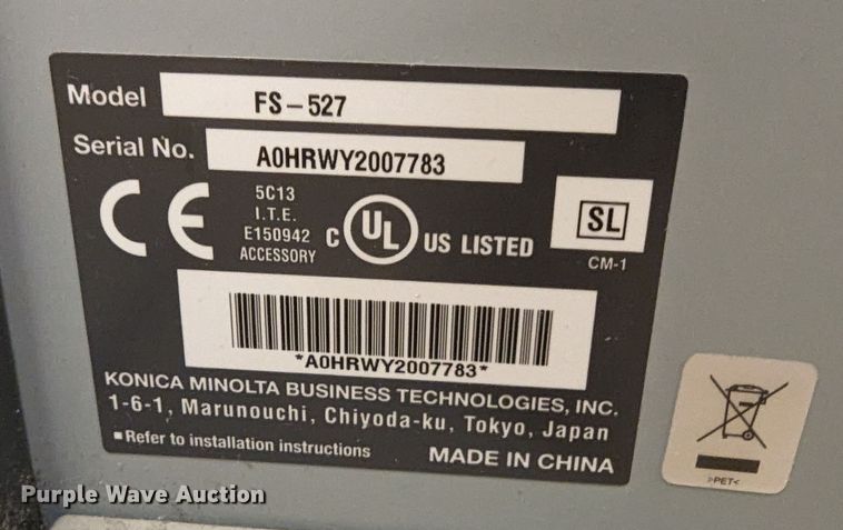 image for item LM9915 2010 Bizhub C360  multifunction copier