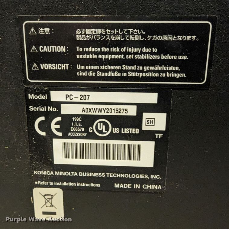 image for item LM9915 2010 Bizhub C360  multifunction copier