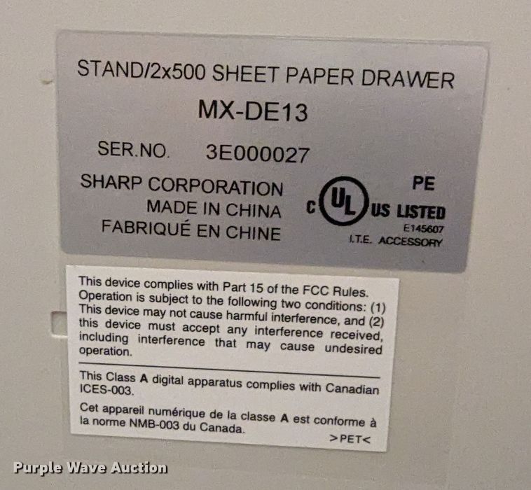 image for item LM9917 Sharp MX-3640  multifunction printer