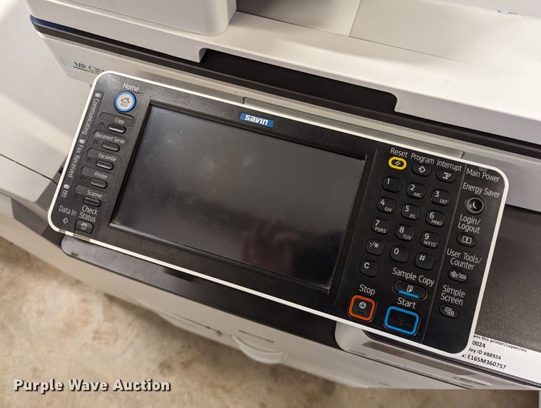 image for item LM9919 Savin MP C3503  multifunction printer