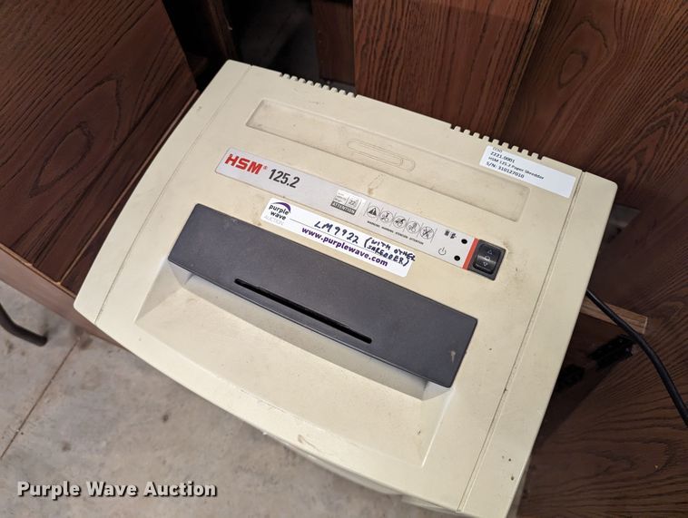 image for item LM9922 (2) shredders