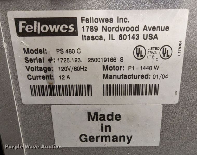 image for item LM9922 (2) shredders