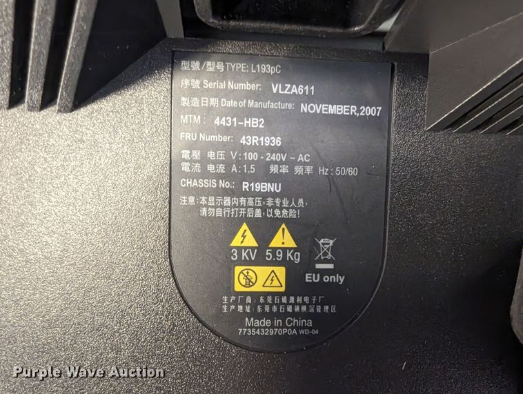 image for item LM9926 Computer equipment