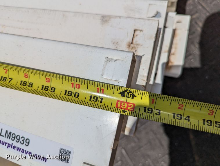 image for item LM9939 Approximately 240' of vinyl fence