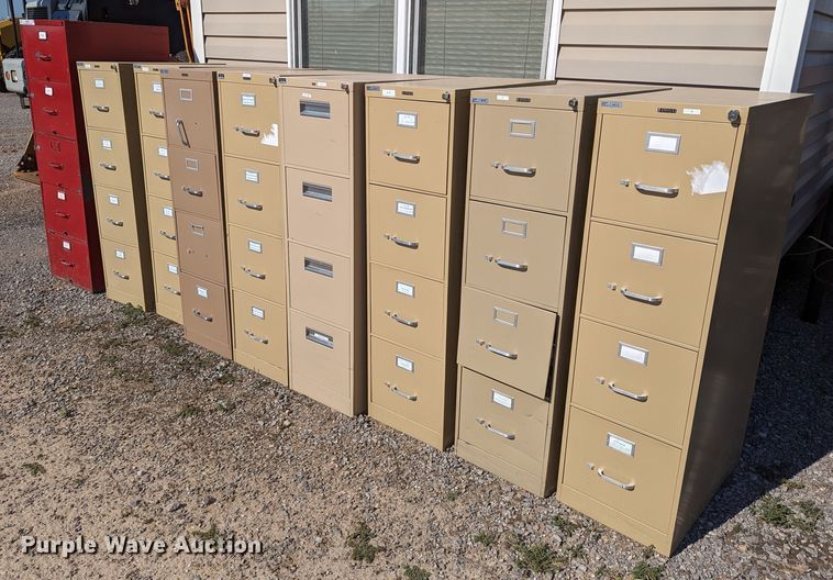 image for item LM9946 (9) Anderson Hickey HON vertical file cabinets