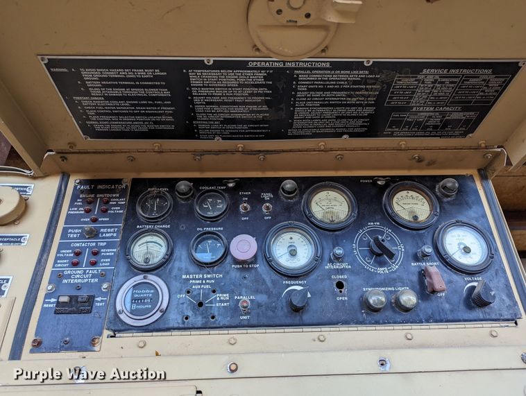 image for item LM9948 1998 Fermont MEP-806A  generator