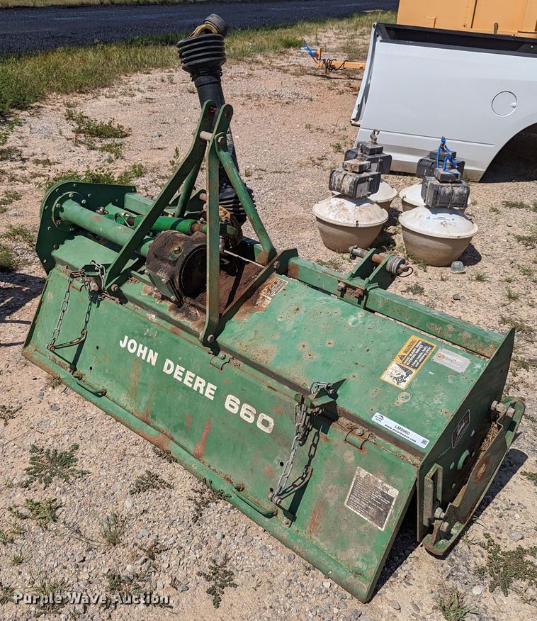 image for item LM9960 John Deere 660  rototiller