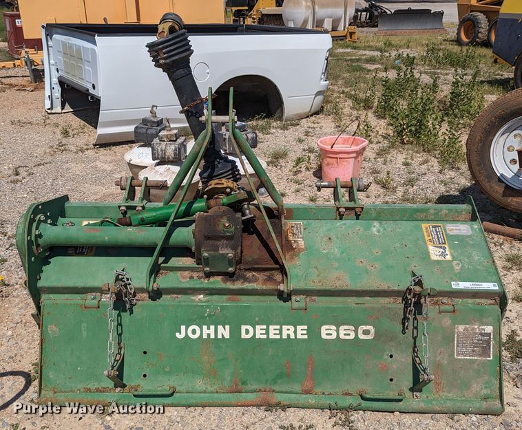 image for item LM9960 John Deere 660  rototiller
