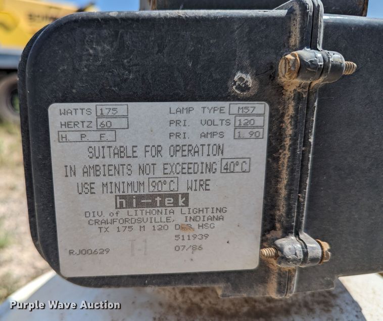 image for item LM9962 (4) street lights