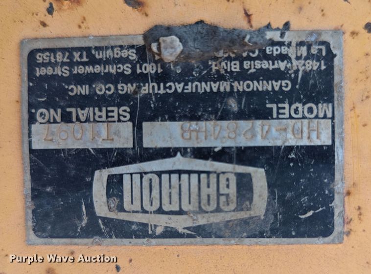 image for item LM9964 Gannon HD-428HB  box blade