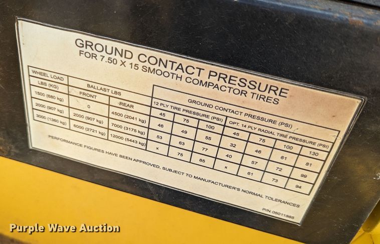 image for item LM9970 Bomag BW11RH  pneumatic roller