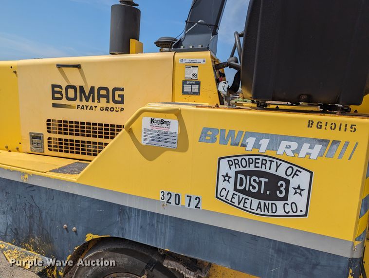 image for item LM9970 Bomag BW11RH  pneumatic roller