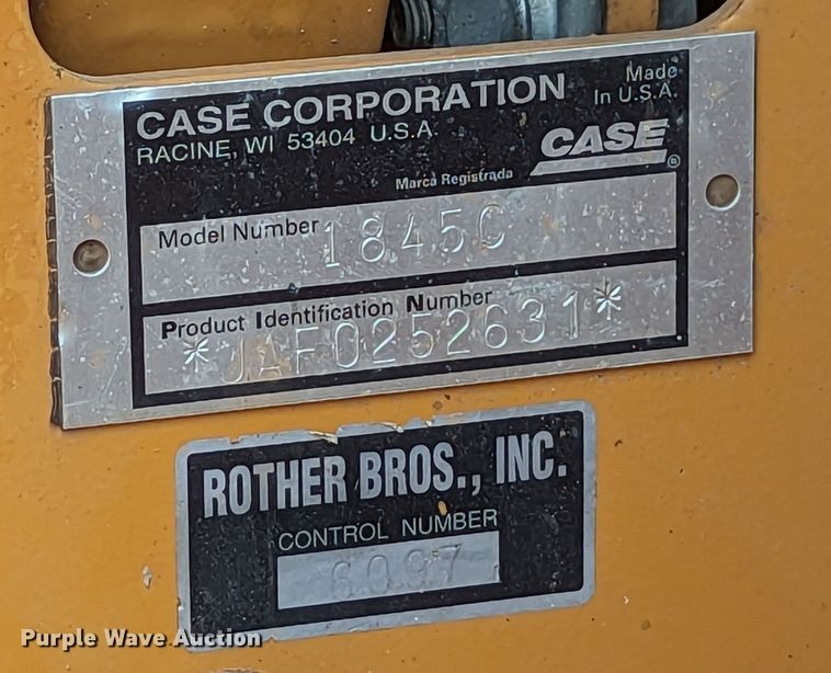 image for item LM9971 1998 Case 1845C  skid steer loader