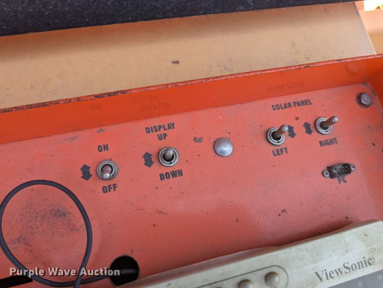 image for item LM9973 Daktronics  message board trailer