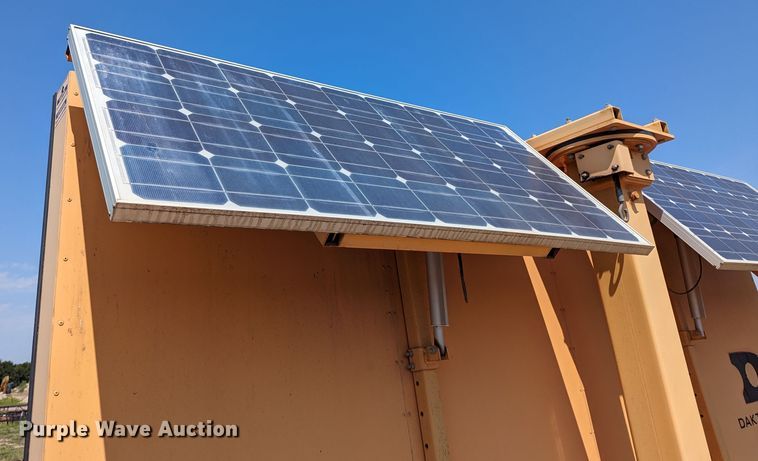 image for item LM9973 Daktronics  message board trailer