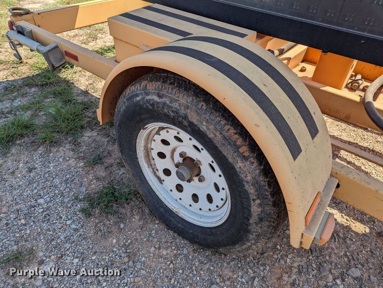 image for item LM9973 Daktronics  message board trailer