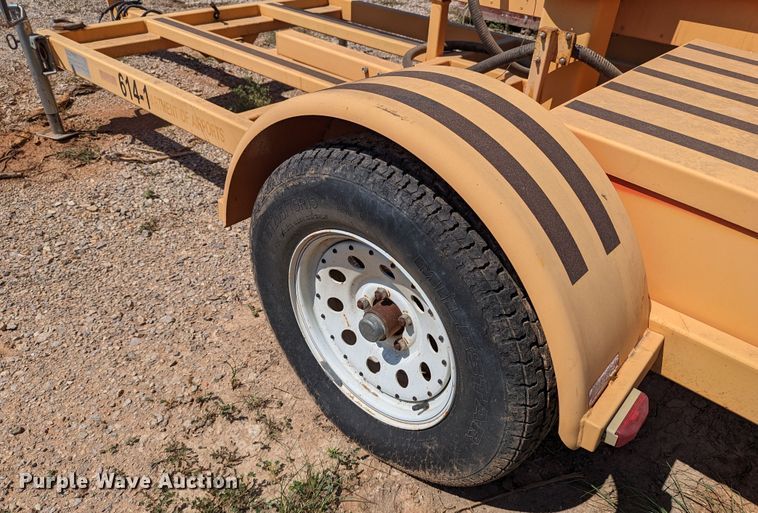 image for item LM9973 Daktronics  message board trailer