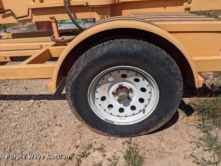 image for item LM9973 Daktronics  message board trailer