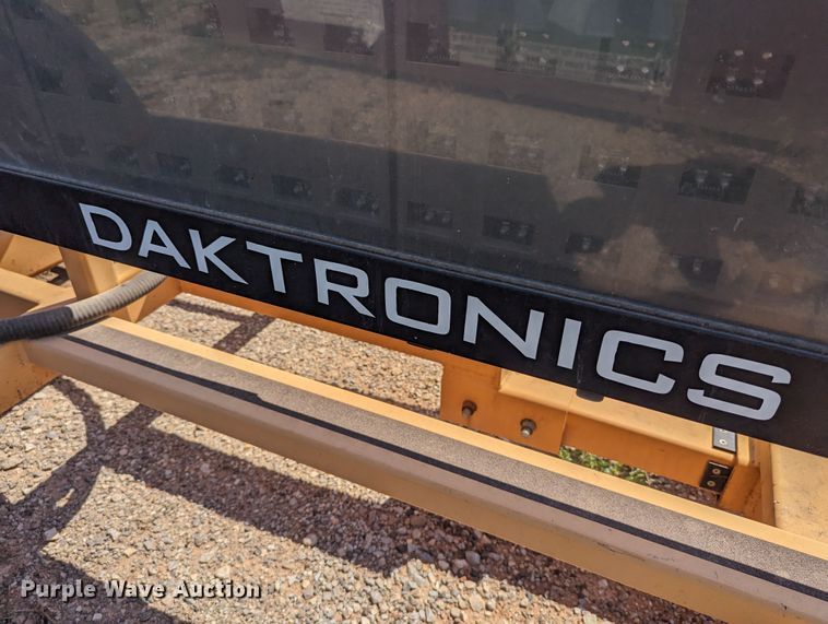 image for item LM9973 Daktronics  message board trailer