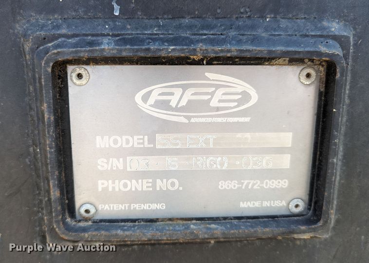 image for item LM9979 AFE SS EXT  60"W skid steer forestry disc mulcher